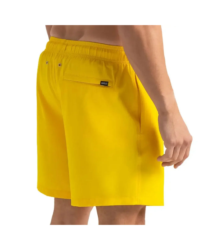 Men’s Premium Compression-Lined Hybrid Shorts – True Yellow